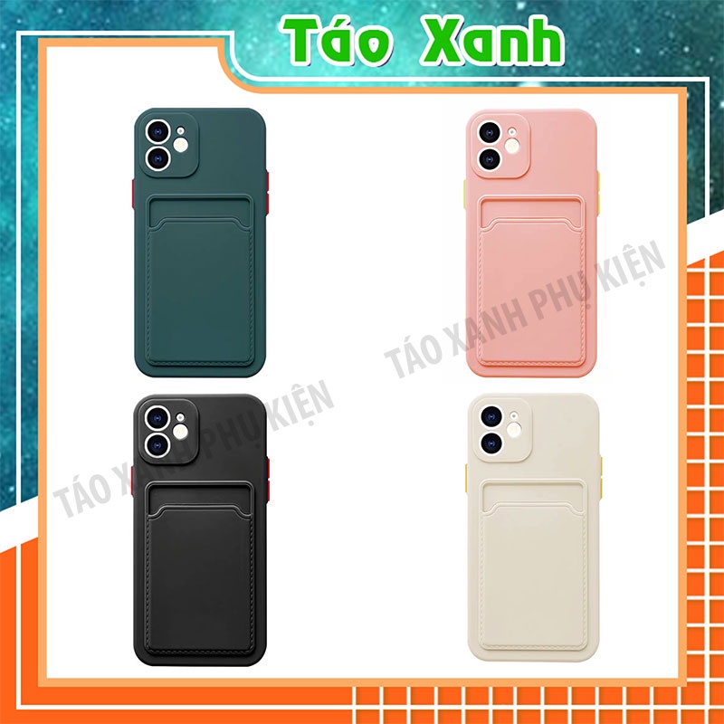 Ốp Lưng Iphone TPU Bảo Vệ Camera Mềm Mịn - Kèm Ví