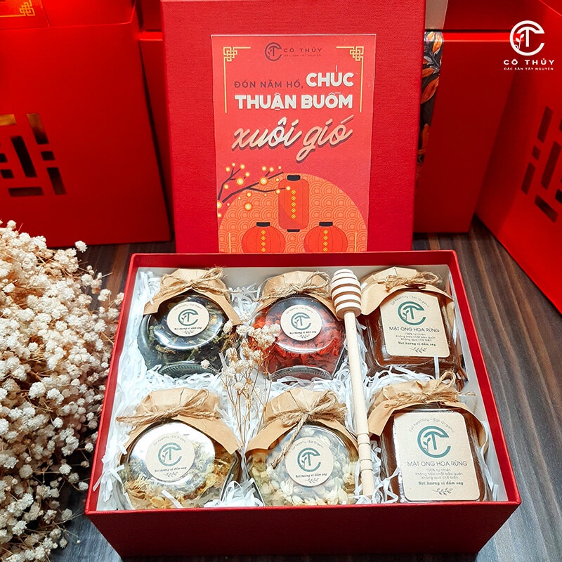 Hộp Quà Tặng Tết 2022, Hộp Quà Tết An Nhiên 6 Món | BigBuy360 - bigbuy360.vn