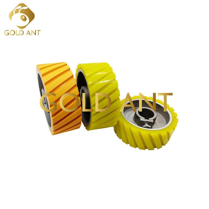 Bánh xe tì phôi，bánh xe cao su loại có rãnh - Ngành gỗ - Chất lượng cao