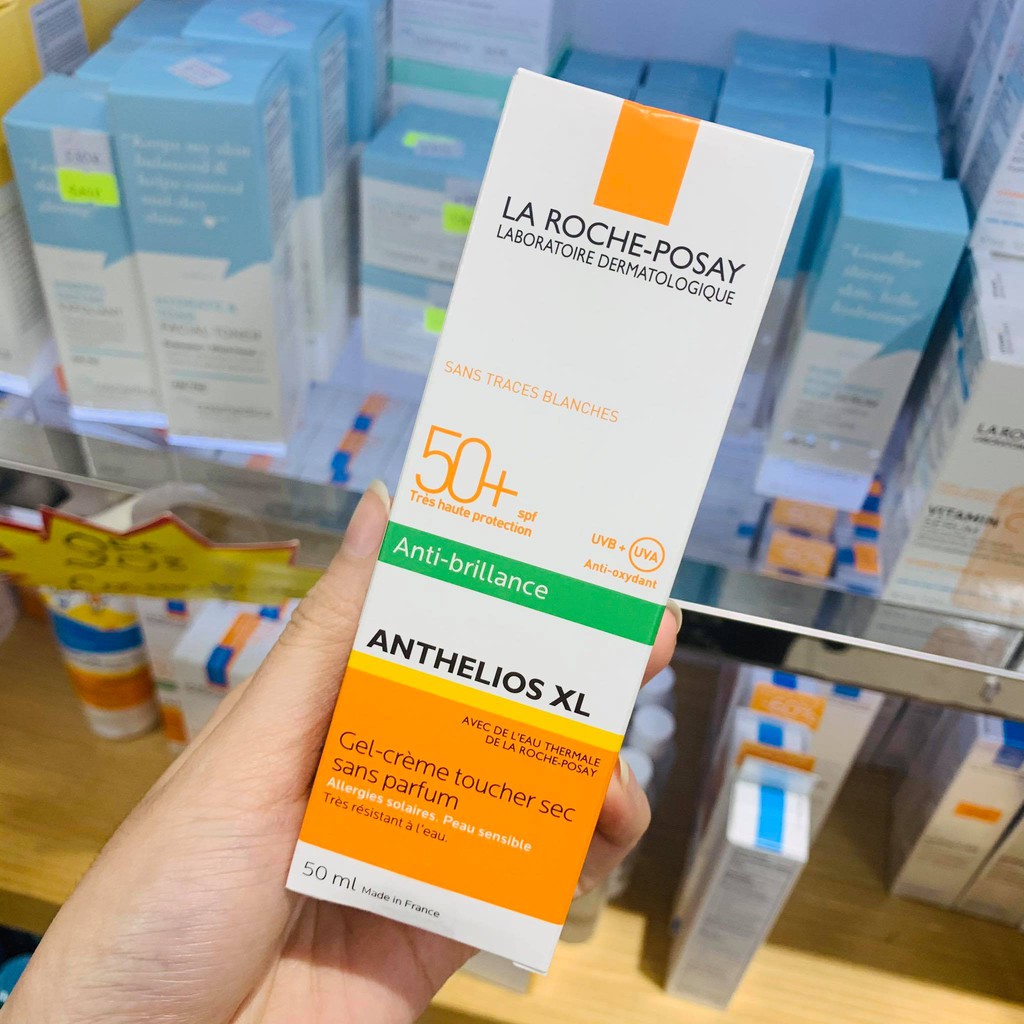 La Roche - Posay Anthelios XL Anti-Shine Non-Parfumed Dry-touch Gel Cream SPF 50 - Kem chống nắng cho da dầu ( 50mL )