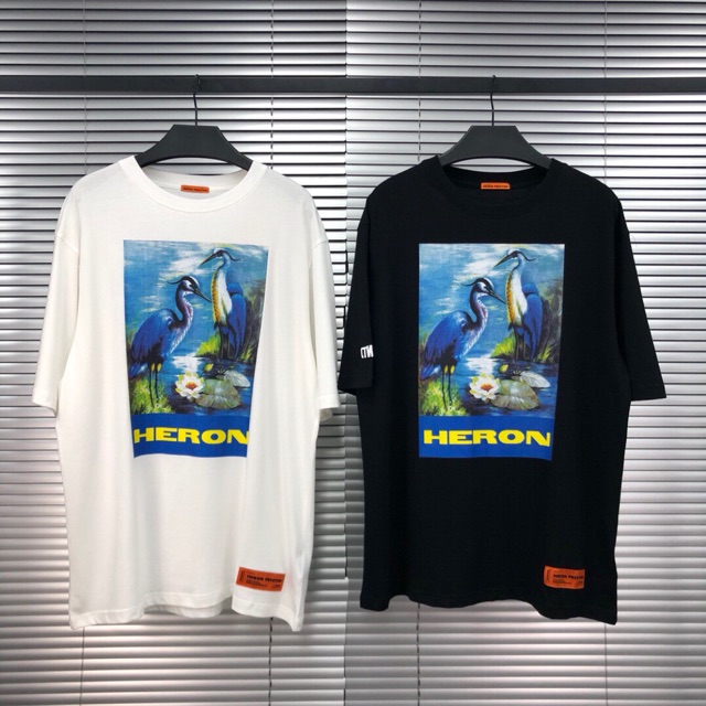 Áo thun ngắn tay Heron Preston logo graphic T-shirt ss20