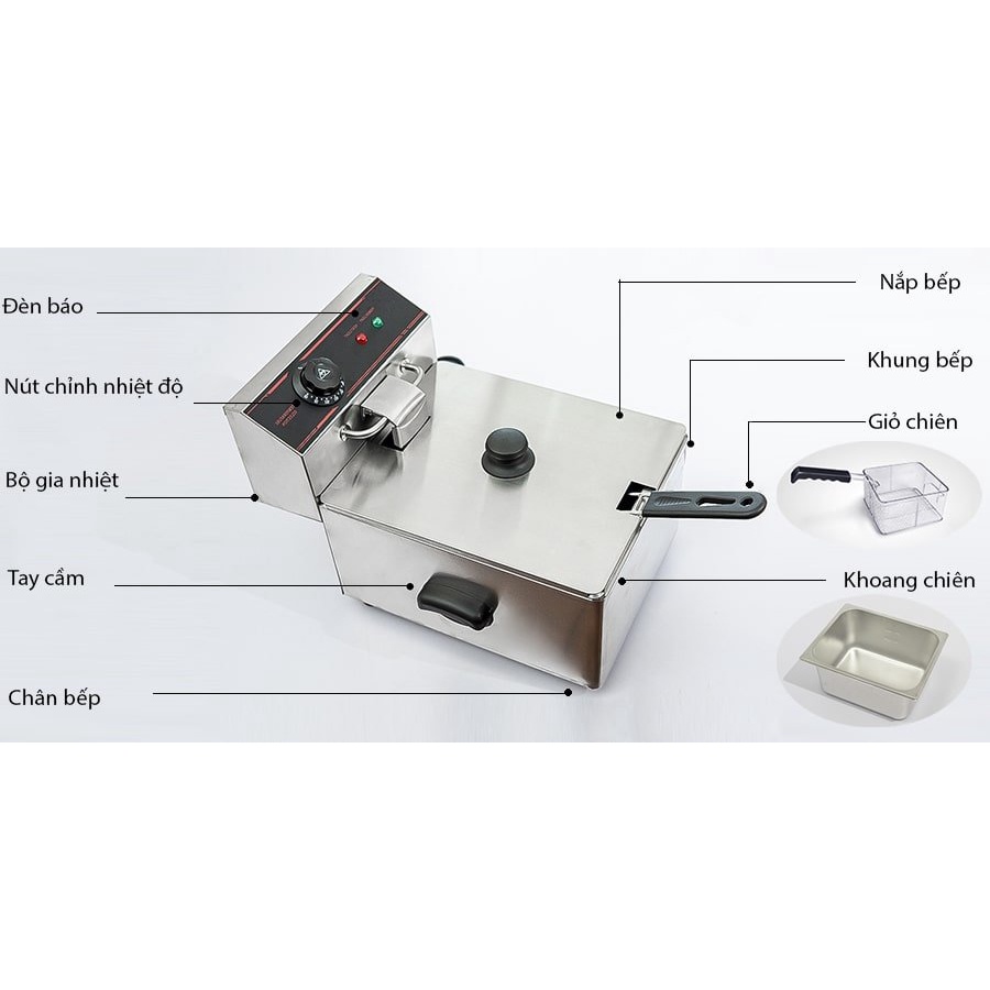 Bếp chiên nhúng đơn Eton ET-ZL1