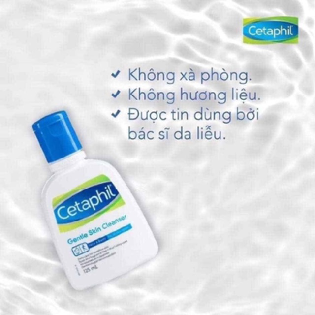 Sữa rửa mặt Celtaphil 125ml dành cho da mụn , da dầu , da nhạy cảm