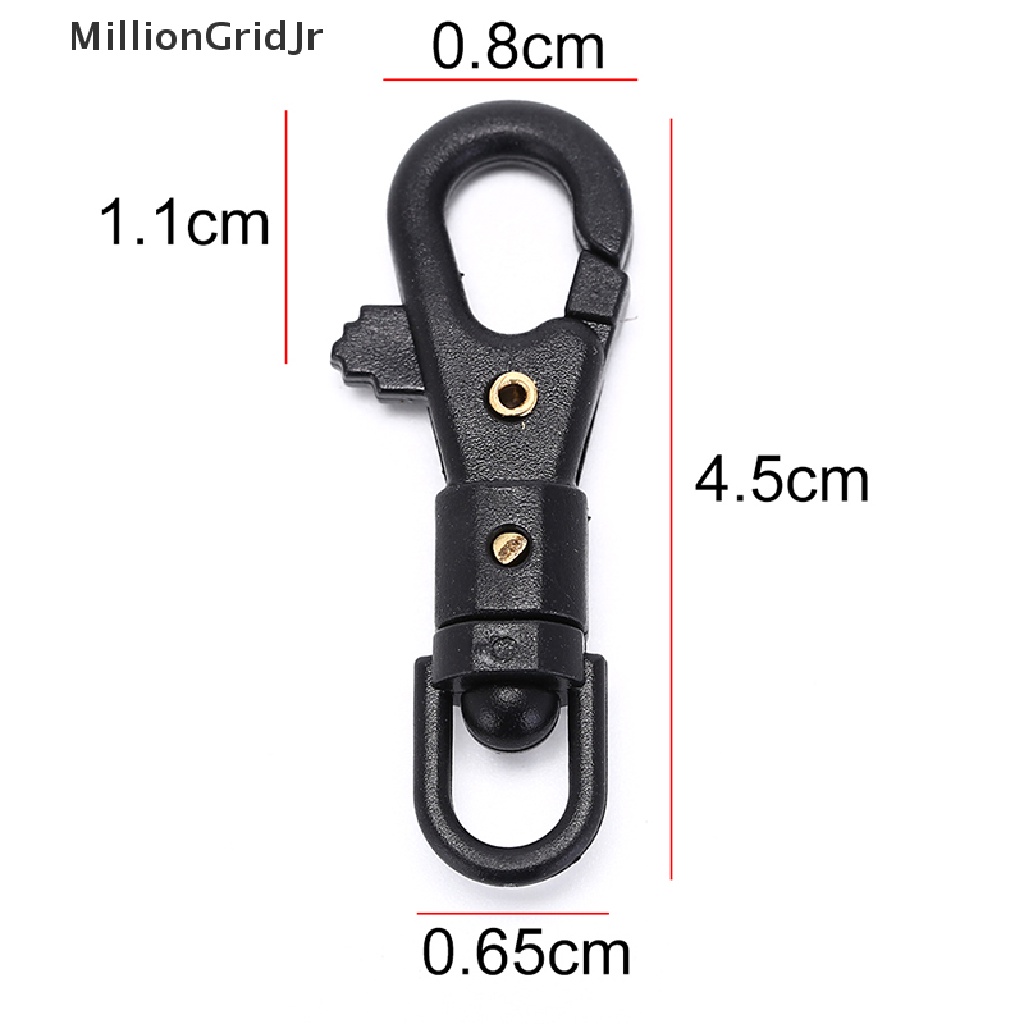 Bộ 5 Móc Khóa Carabiner Có Thể Xoay Vòng Tiện Dụng