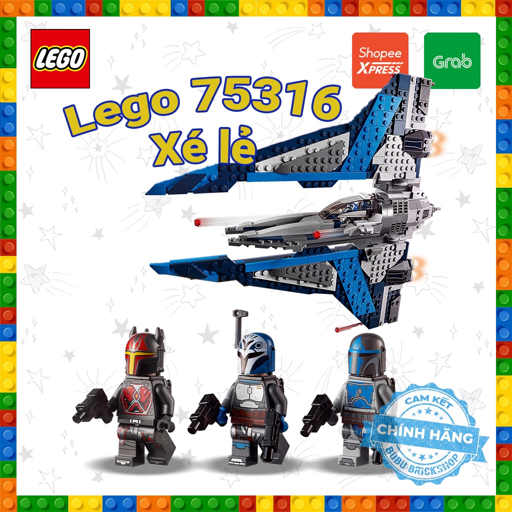 Lego Star Wars 75316 - Mandalorian Starfighter - Bộ xếp hình Lego Phi thuyền Mandalorian