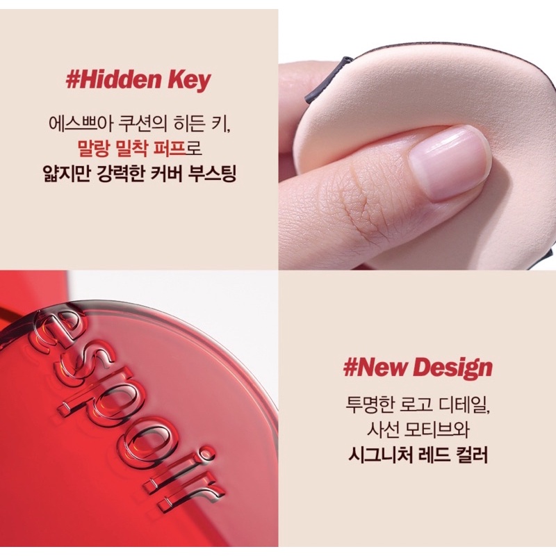 Cushion ESPOIR Pro Tailor Be Velvet Cover Cushion SPF34 PA++