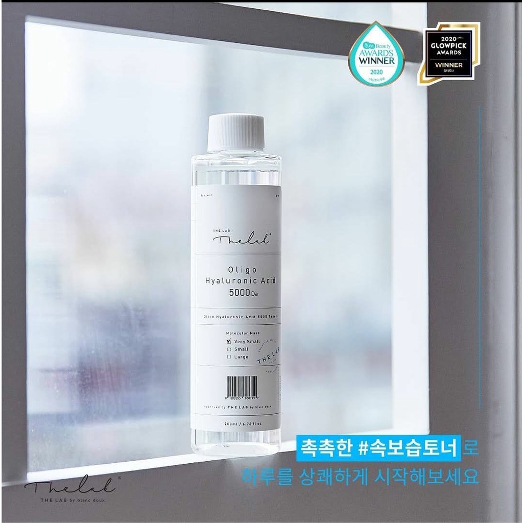 The lab by blanc doux oligo hyaluronic acid toner 200ml