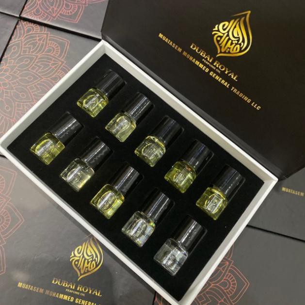 FREESHIP TOÀN QUỐC (Nam/nữ) Siêu phẩm sét lăn 10 chai Tinh dầu nước hoa Dubai bai hãng Royal
