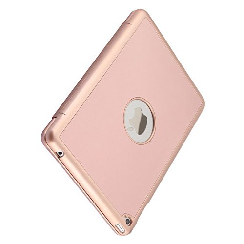 Bàn phím Bluetooth F8S kiêm ốp lưng cho iPad Mini 123 (Rose Gold)