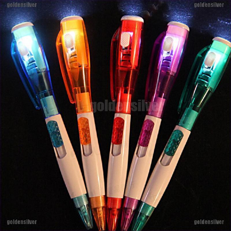 Bút Bi Tích Hợp Đèn LED Dễ Thương
