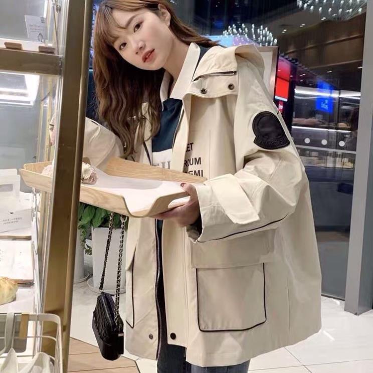 Áo Khoác Blaze kaki nunisex nam nữ kèm mũ, freesize dưới 70 kg, 4 màu, K 120