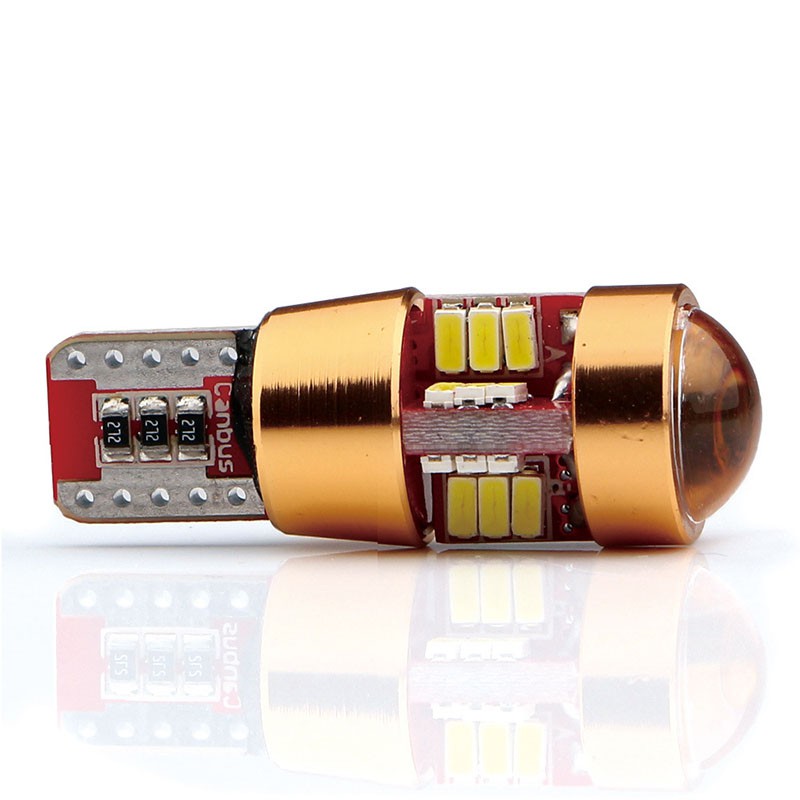 Đèn led T10 3014 ánh sáng mạnh gắn xe hơi dùng thay thế cho 194 W5W 168 27SMD