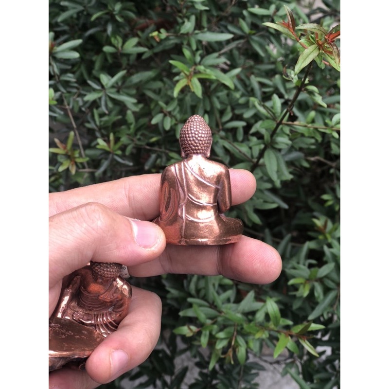 Tượng Phật Mini Bằng Đồng Nguyên Khối