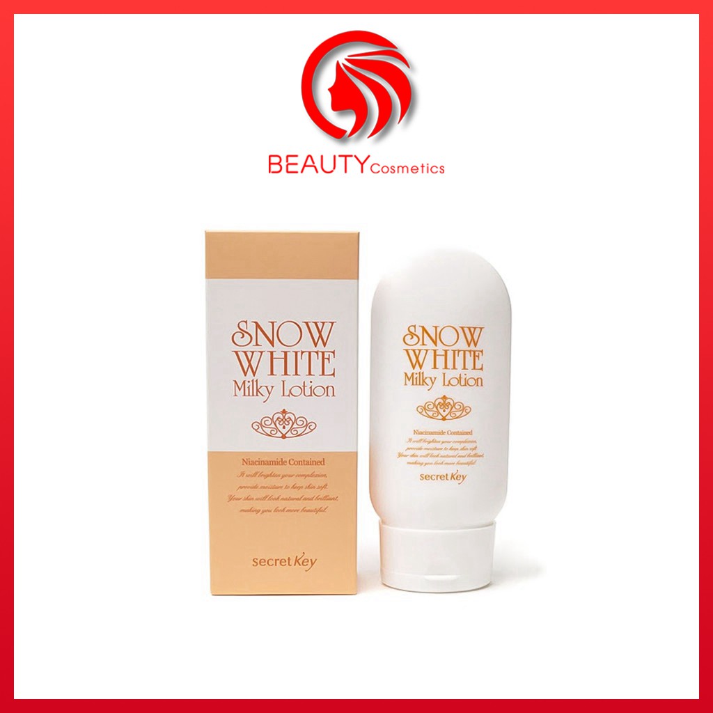 Sữa Dưỡng Thể Dưỡng Trắng Secret Key Snow White Milky Lotion (120g)