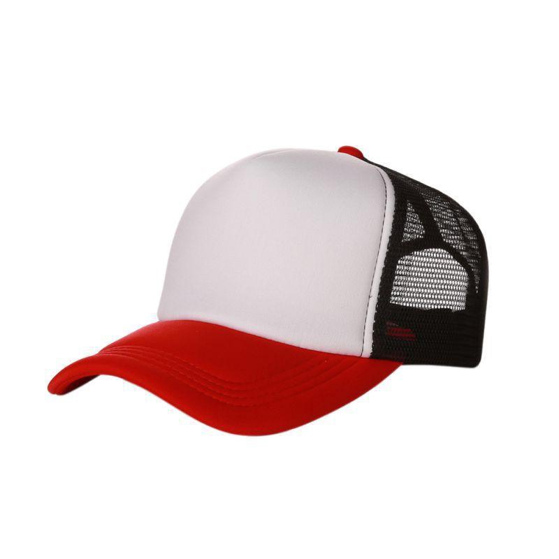 Mũ Lưỡi Trai Phối Lưới Unisex Màu Trơn