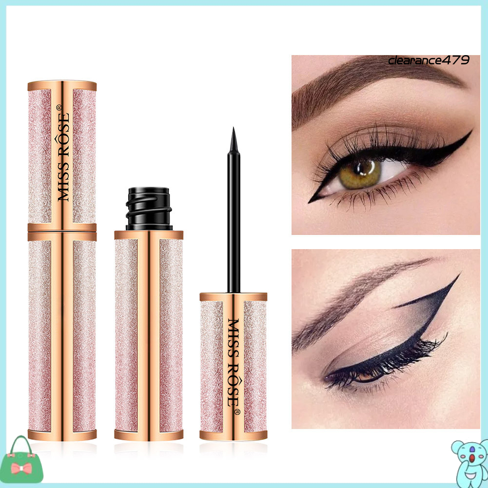 (Hàng Mới Về) Bút Kẻ Mắt Dạng Lỏng Nhanh Khô Chống Thấm Nước Không Bị Nhòe 7ml Miss Rose