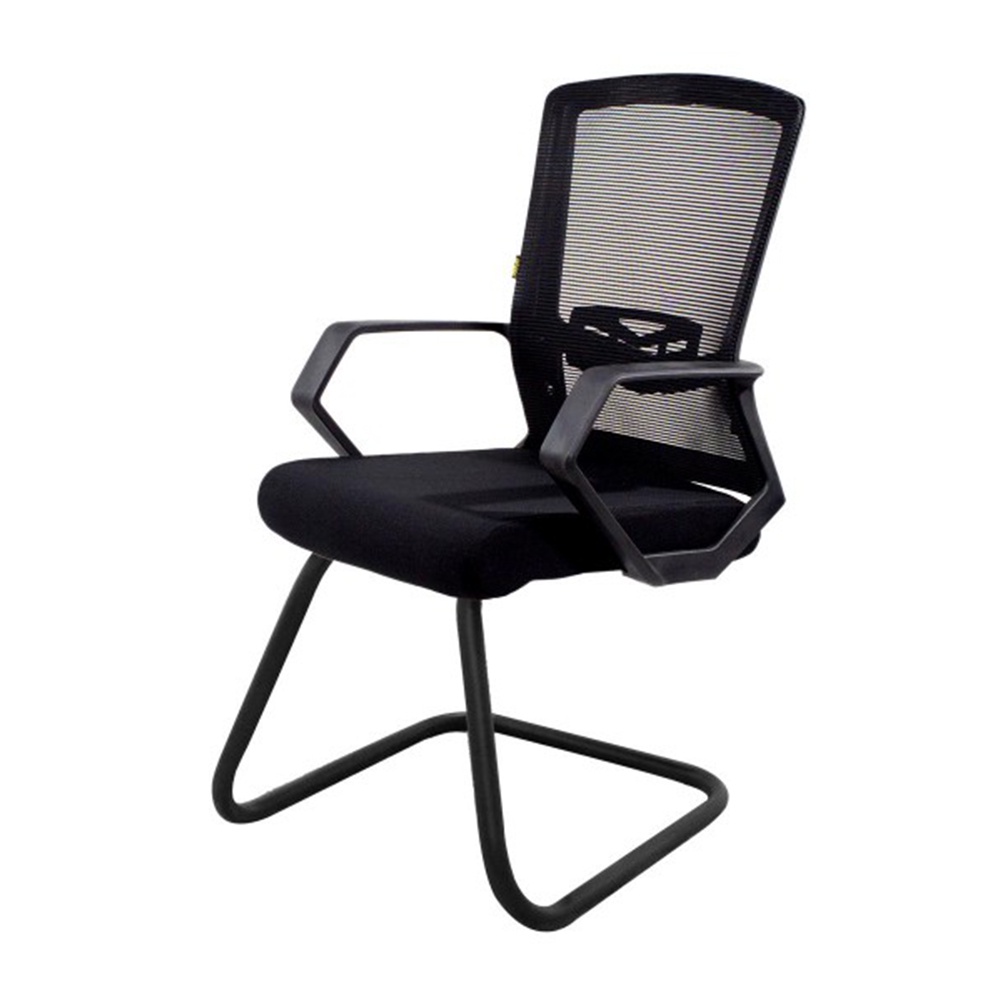 Ghế phòng họp chân quỳ sắt sơn tĩnh điện IBIE ID8339 lưng lưới có tay