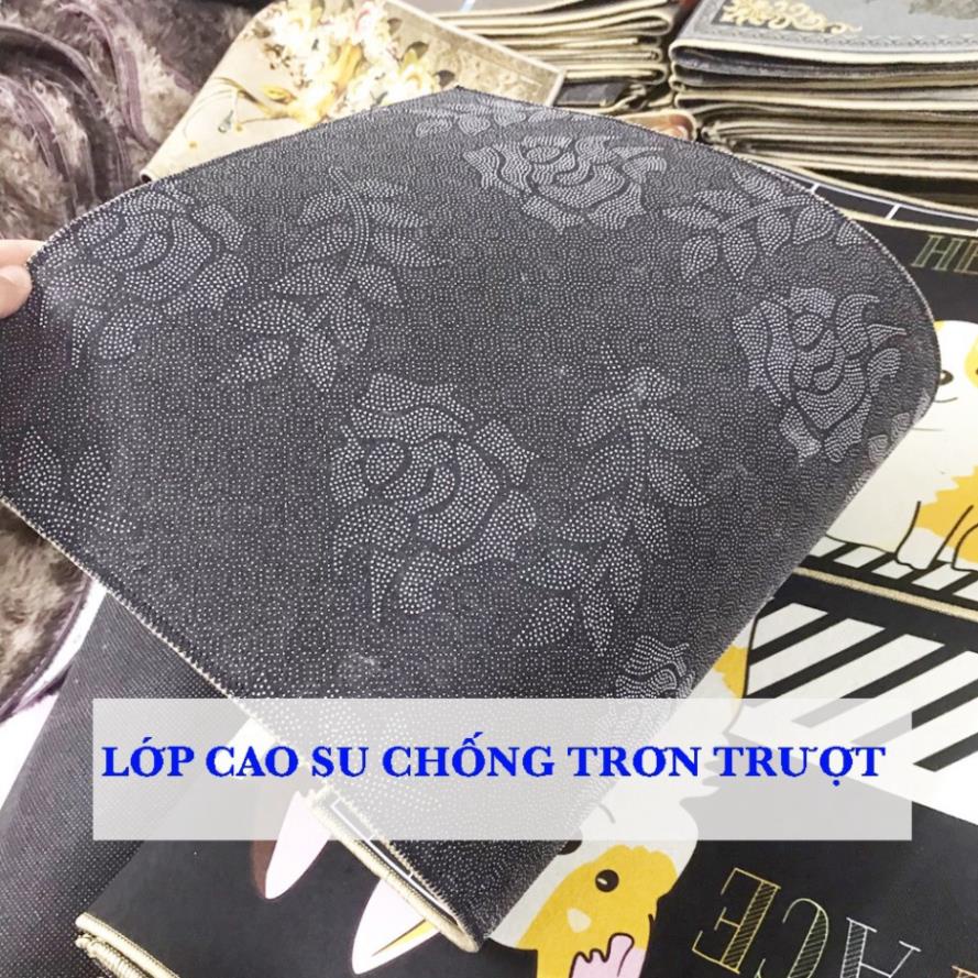THẢM LAU CHÂN 3D CHỐNG TRƠN TRƯỢT 40x60CM.