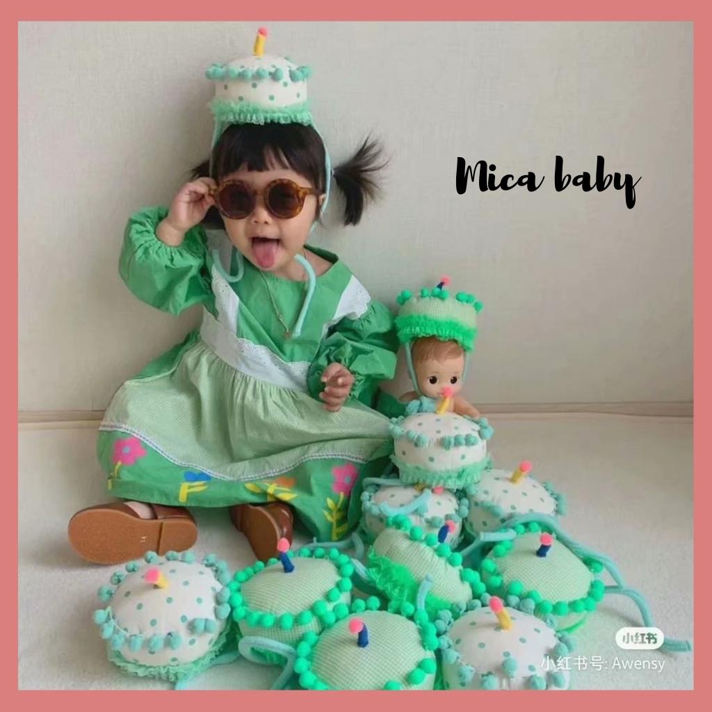 Bờm cài tóc hình bánh sinh nhật đáng yêu cho bé Mica baby BD25