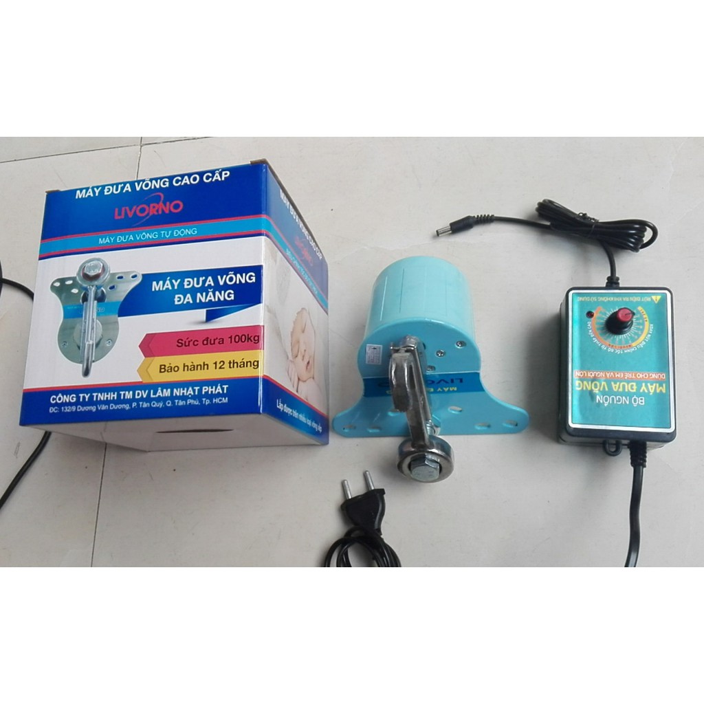 Máy đưa Võng Livorno LVR01 trọn bộ  đầy đủ fullbox