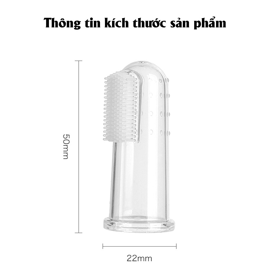 Rơ lưỡi cho bé dụng cụ tưa lưỡi AAG Hàn Quốc Chính Hãng vệ sinh răng miệng an toàn tiện lợi cho bé 270