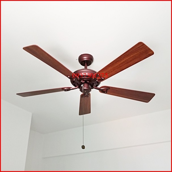 Quạt Trần 5 Cánh Gỗ Mountain Air 001D Cánh Gỗ Động Cơ Khỏe Và Bền Có Điều Khiển Từ Xa,Bảo Hành 2 Năm