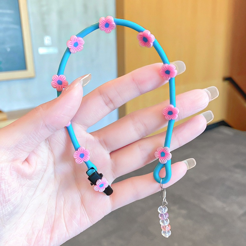 Phụ kiện trang trí kiểu tóc bằng da PU thời trang dễ thương cho bé gái