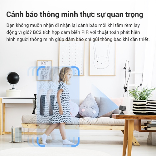 Camera Wi-Fi EZVIZ BC2 Không Dây Pin Sạc 2000 mAh, FHD 1080P- Hàng Chính Hãng