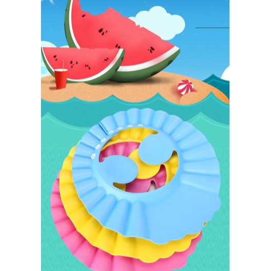 Mũ Tắm Dày Dặn Nhiều Màu Sắc Cho Bé | BigBuy360 - bigbuy360.vn