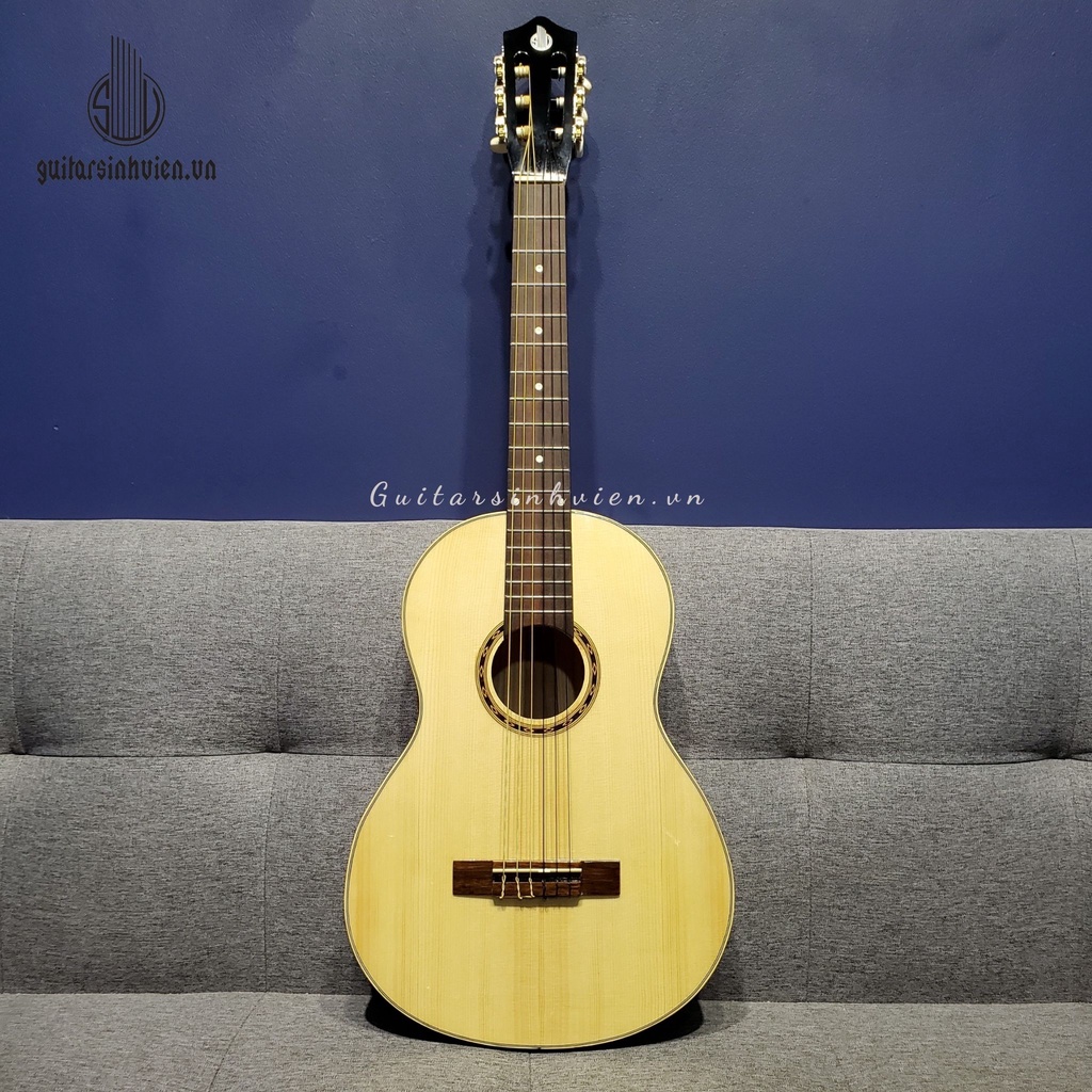 Guitar Mini Classic Gỗ Thịt Size 3/4 - Guitar Mini Tập Chơi Giá Rẻ Gỗ KOA SV-C3M