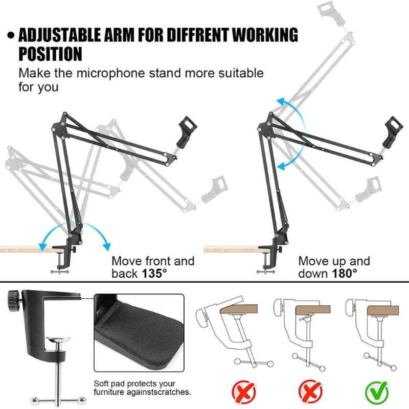 Giá Đỡ Micro Bằng Hợp Kim Chắc Chắn Và Bền Tiện Dụng
