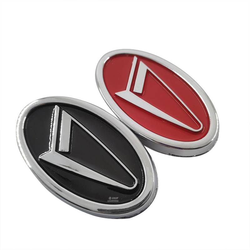 Miếng dán trang trí vô lăng xe hơi bằng nhựa abs in logo DAIHATSU