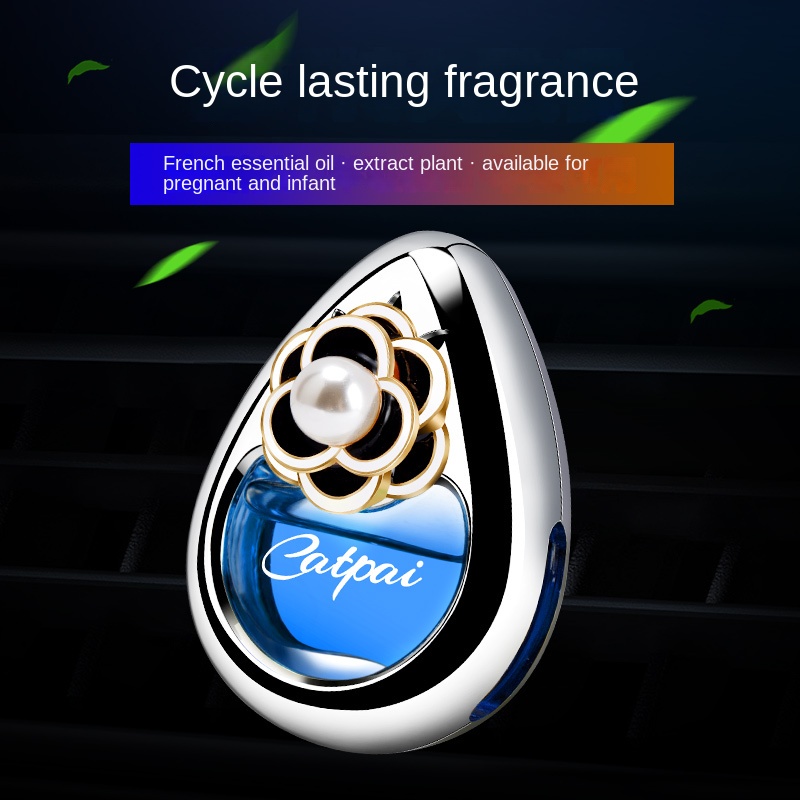 Dụng Cụ Khuếch Tán Nước Hoa Trang Trí Xe Hơi Hình Hoa Trà