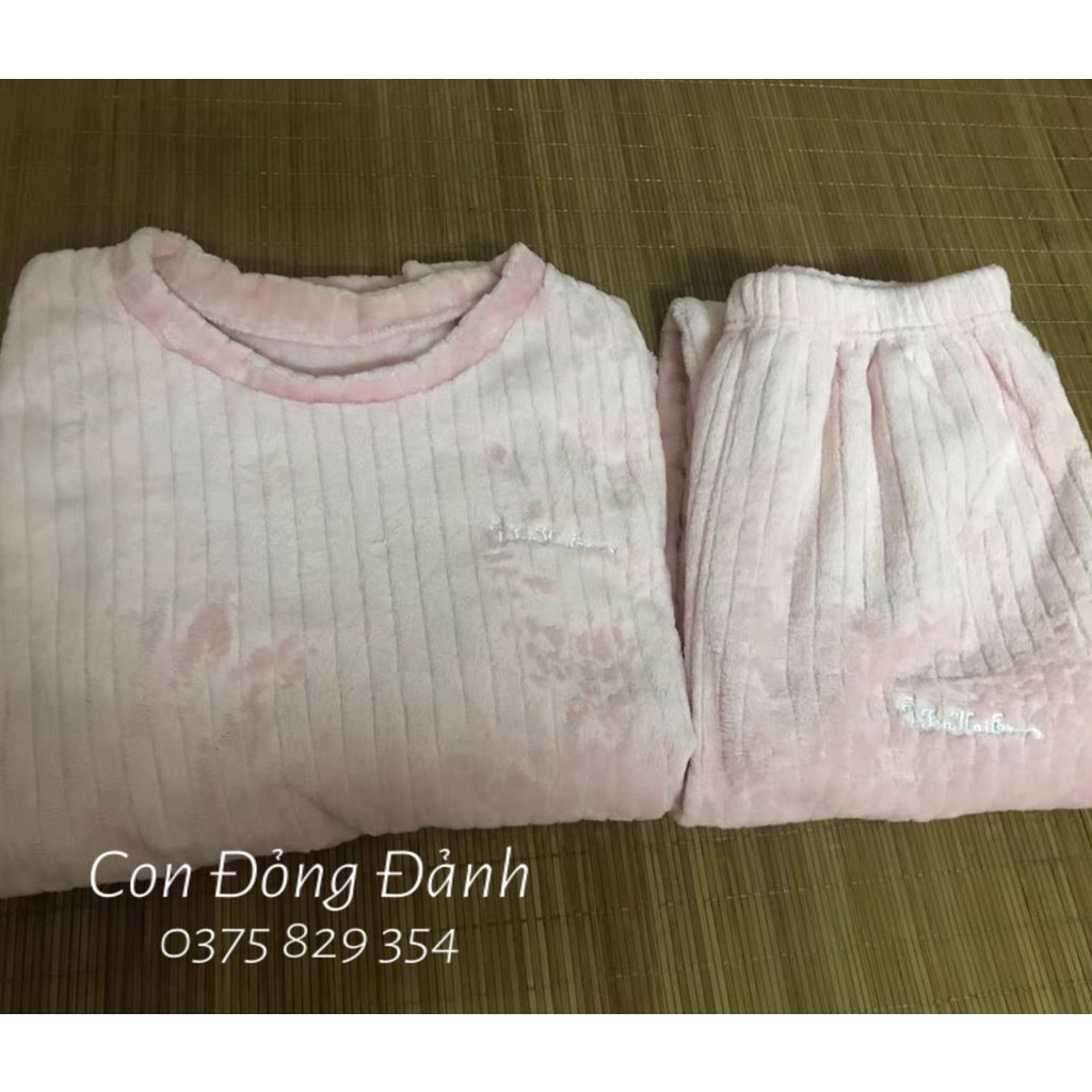 [RẺ VÔ ĐỊCH] BỘ MẶC NHÀ LÔNG MỀM SIÊU ẤM HÀNG QUẢNG CHÂU DN022 | BigBuy360 - bigbuy360.vn