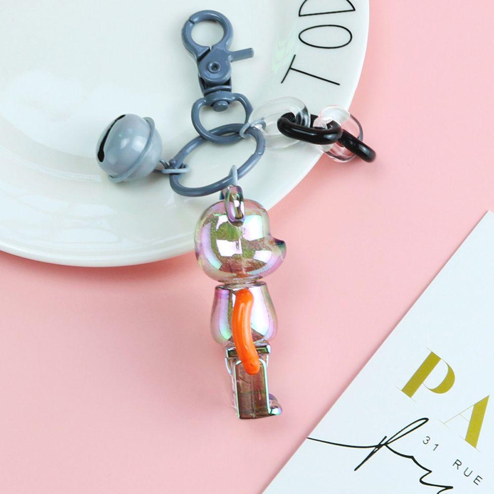 DARNELL Móc Khóa Hình Gấu Hoạt Hình Dễ Thương Sáng Tạo