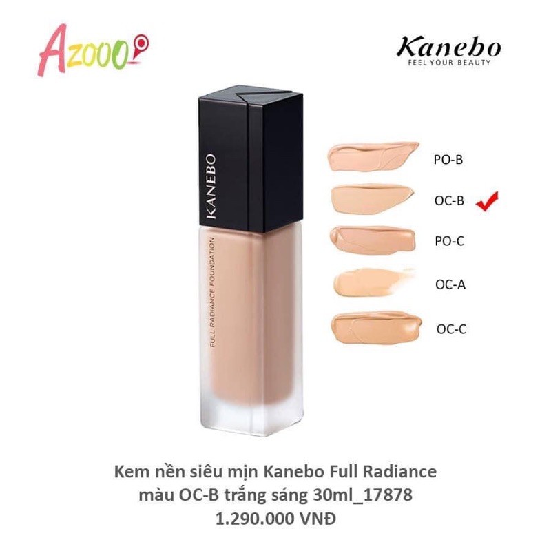 Kem nền siêu mịn Kanebo Full Radiance OC-B