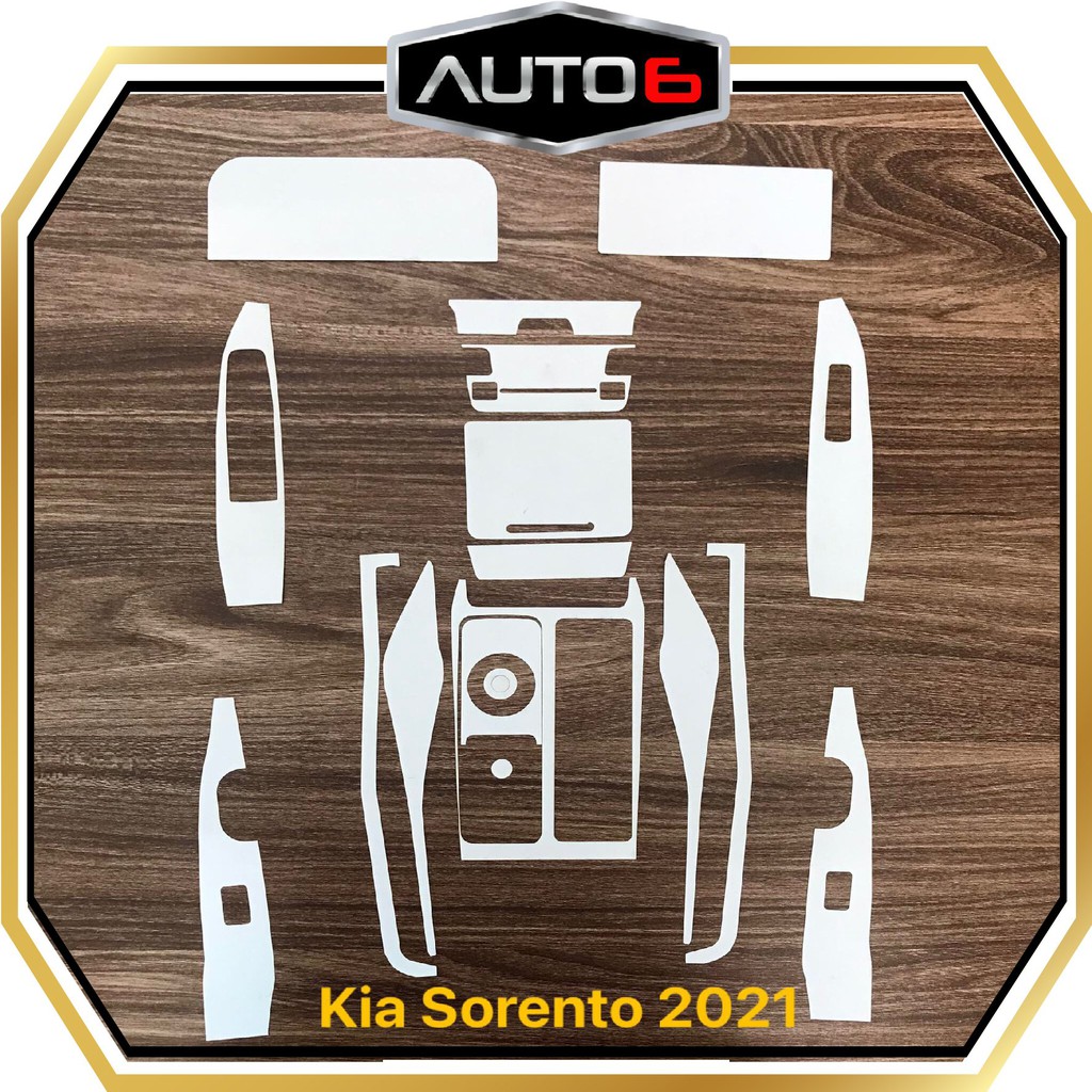 KIA SORENTO (2021 - 2022) : FILM PPF dán full bộ bảo vệ nội thất - AUTO6 - chống xước, che mờ các vết xước cũ