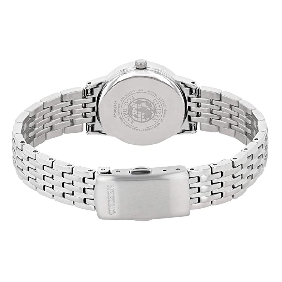 Đồng Hồ Nữ Citizen Dây Thép Không Gỉ EW1580-50E - Mặt Đen (Sapphire)