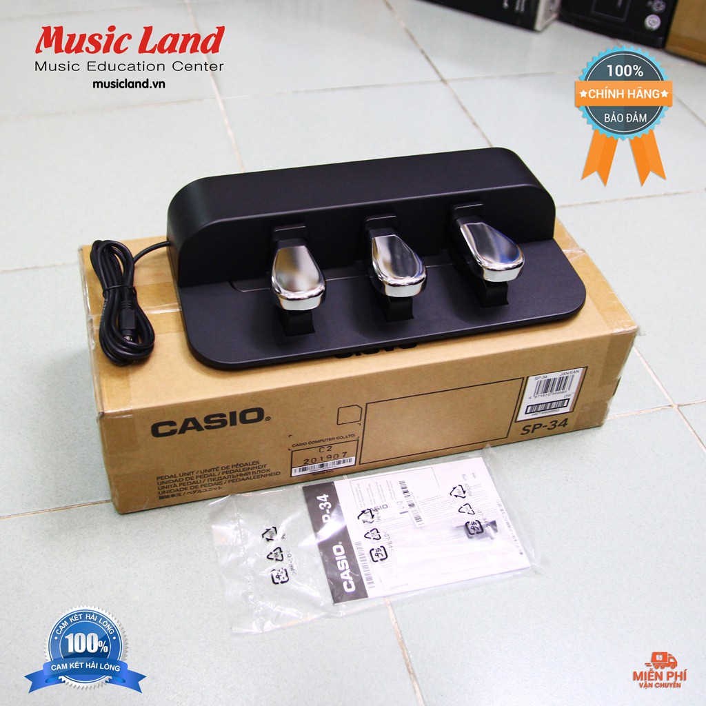 Chân đạp Piano Pedal Casio SP-34 – chính hãng