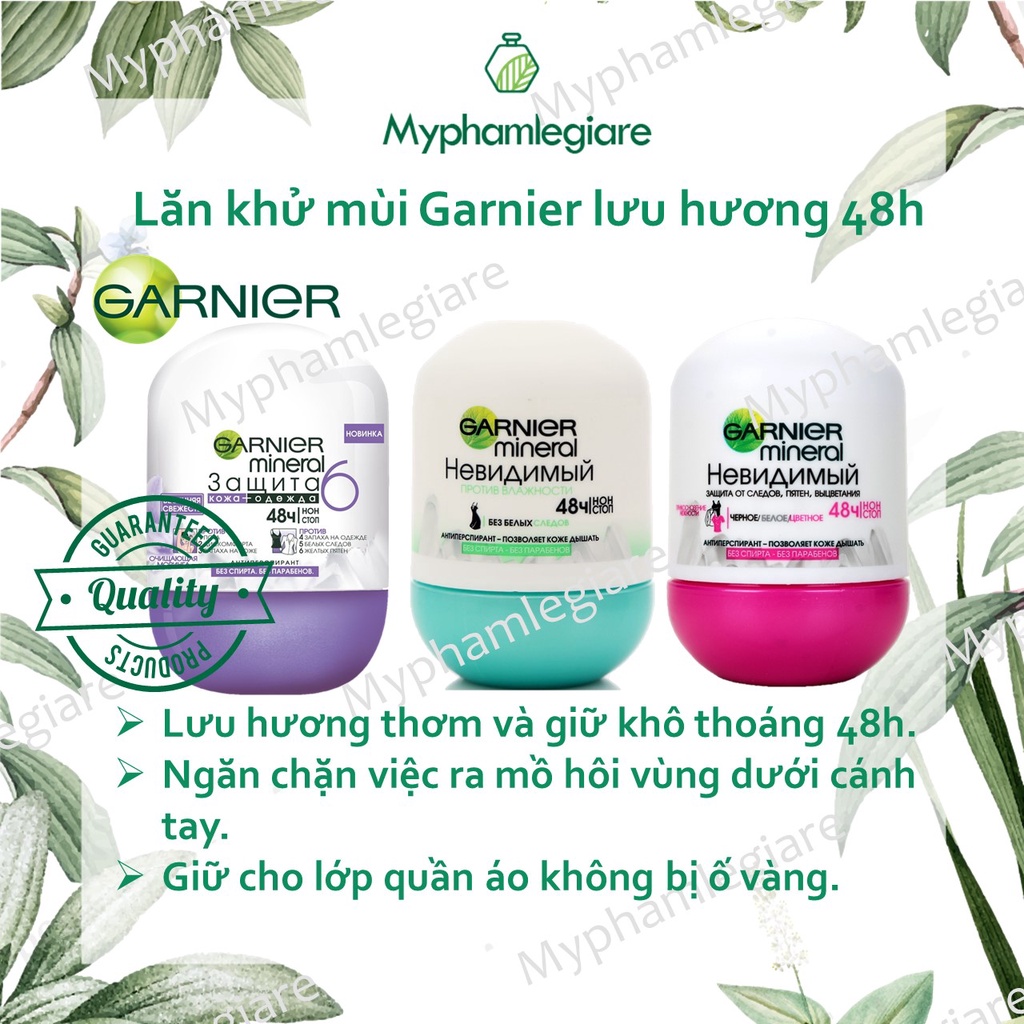 Lăn Khử Mùi Garnier Nga