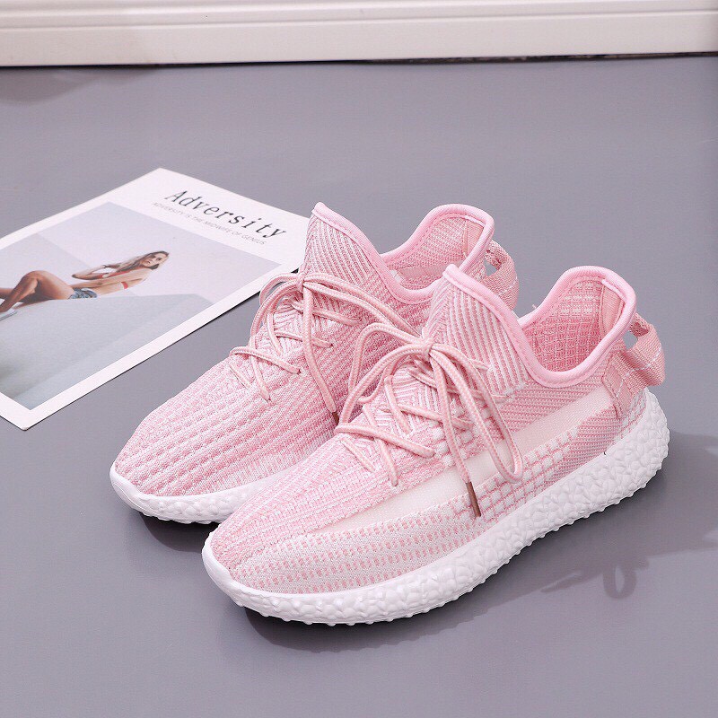 Giày sneaker nữ 💖FREESHIP💖 [GIAY NU] Giày thể thao nữ vải mềm siêu đẹp dây phản quang phát sáng