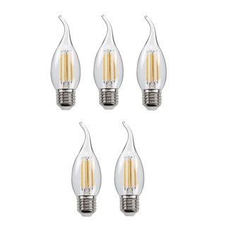 Bộ 5 bóng đèn Led Edison C35 4W hình nến đui E27