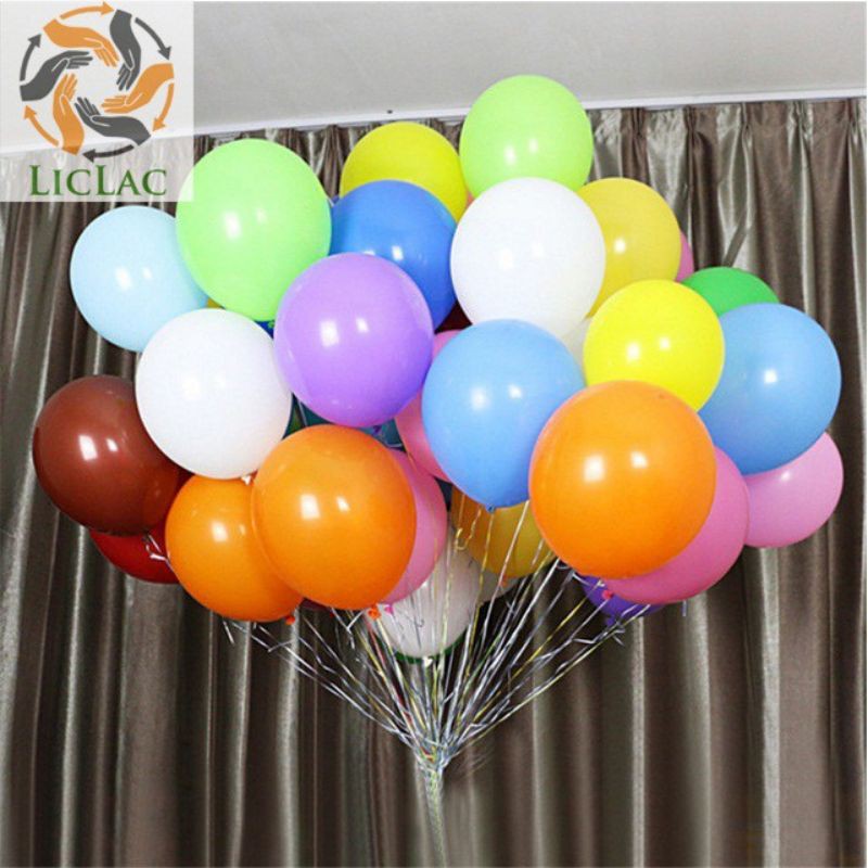 SET 10 BÓNG TRÒN 10&quot; =25CM TRANG TRÍ CỔNG BÓNG (SỈ 32K 1 BAO)