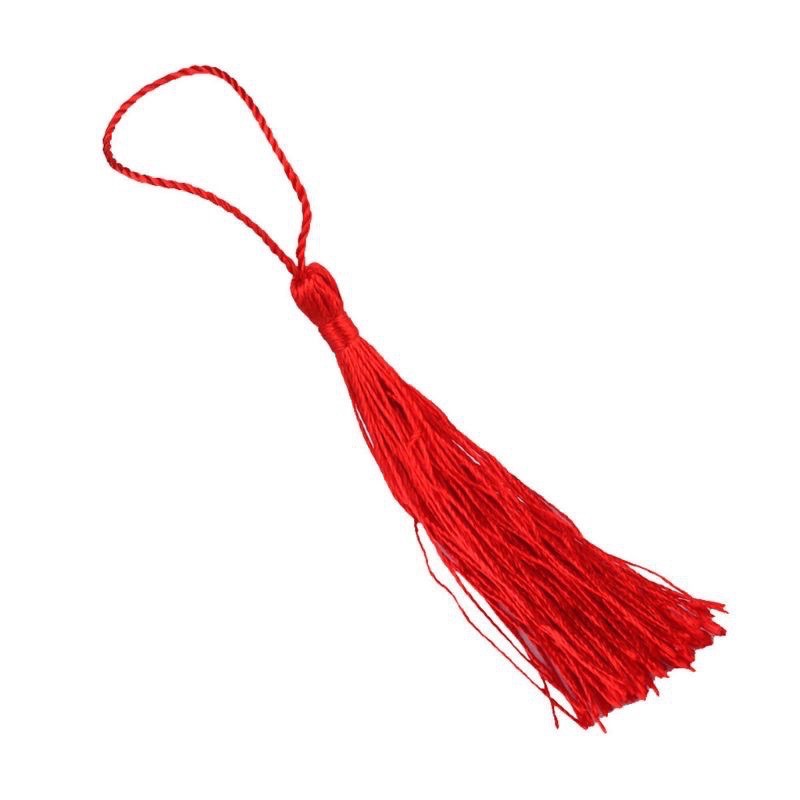 01 Dây Treo Tua Rua Trang Trí Màu Đỏ