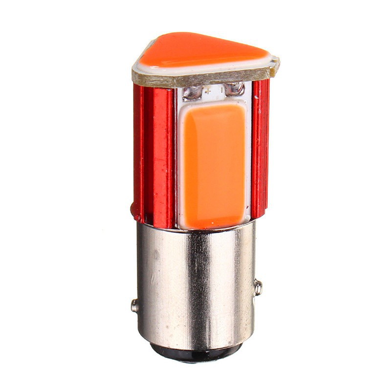 Bộ 2 đèn LED đỏ 1157 BAY15D gắn đuôi xe ô tô