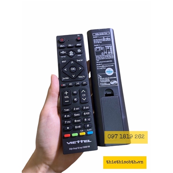 Remote điều khiển đầu thu Viettel internet - Remote Viettel