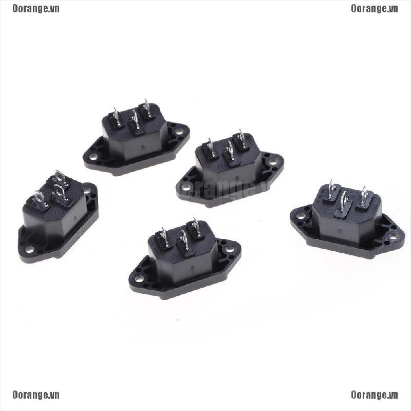 Bộ Nguồn 5 3-Pin IEC 320 C14 250V 10A Chất Lượng Cao