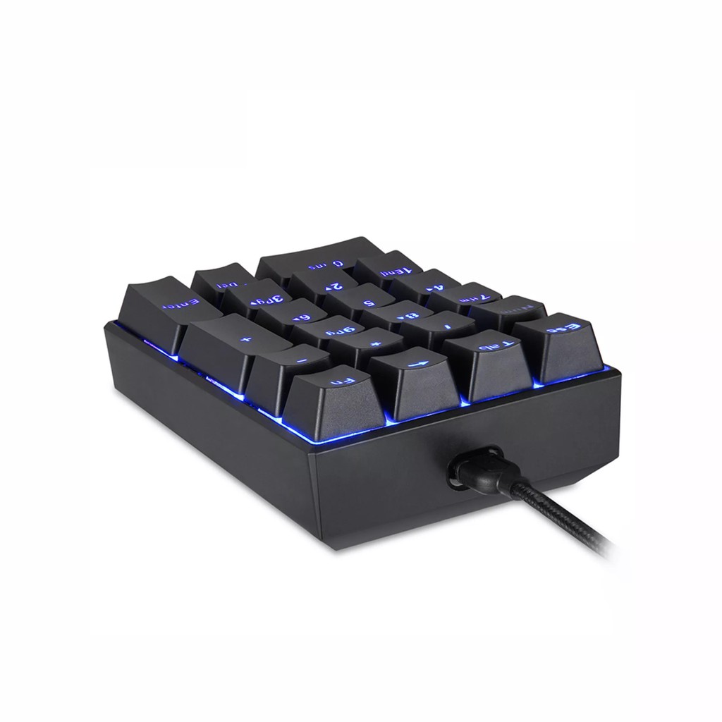 Bàn phím cơ Numpad Motospeed CK23 (Blue/Red Outemu,LED Xanh, 21 phím)