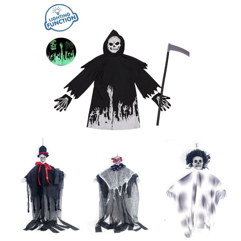 Bộ Đồ Hóa Trang Ma Quỷ Phát Quang Độc Đáo Cho Bé Dịp Halloween