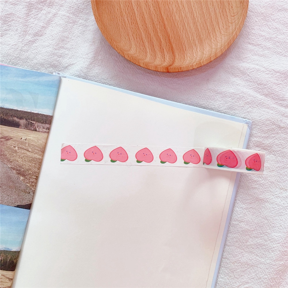 Cuộn Giấy Dán Trang Trí Phong Cách Hàn Quốc Kích Thước 1.5cm X 5m